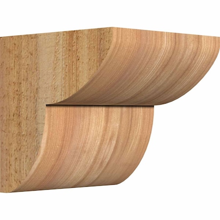 Ekena Millwork Crestline Rough Sawn Corbel, Western Red Cedar, 6"W x 6"D x 6"H COR06X06X06CRE00RWR